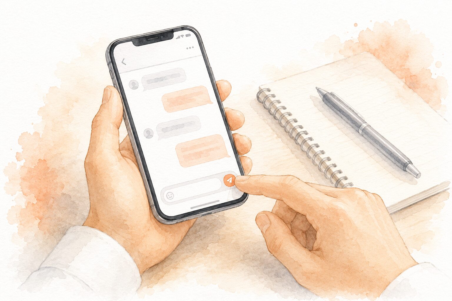 お問い合わせのイメージイラスト