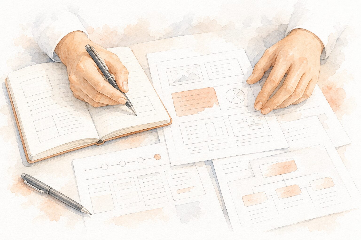 セミナー内容設計のイメージイラスト
