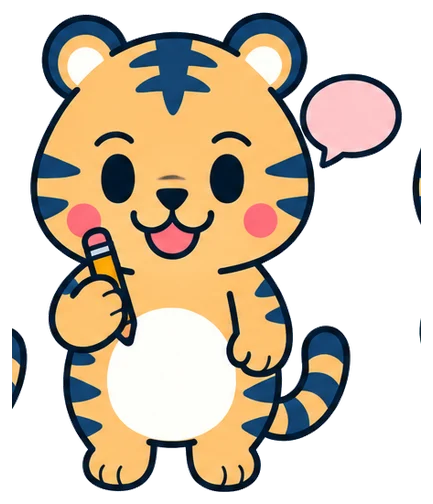 広報部担当のトラビー(鉛筆と吹き出し)